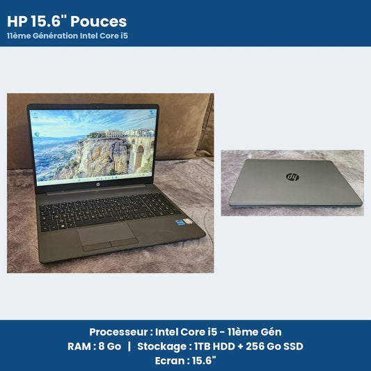HP I5 11eme Géneration 8/256+1T